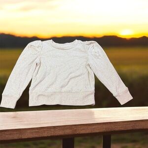 GAP Kids Speckled Cream Sweatshirt